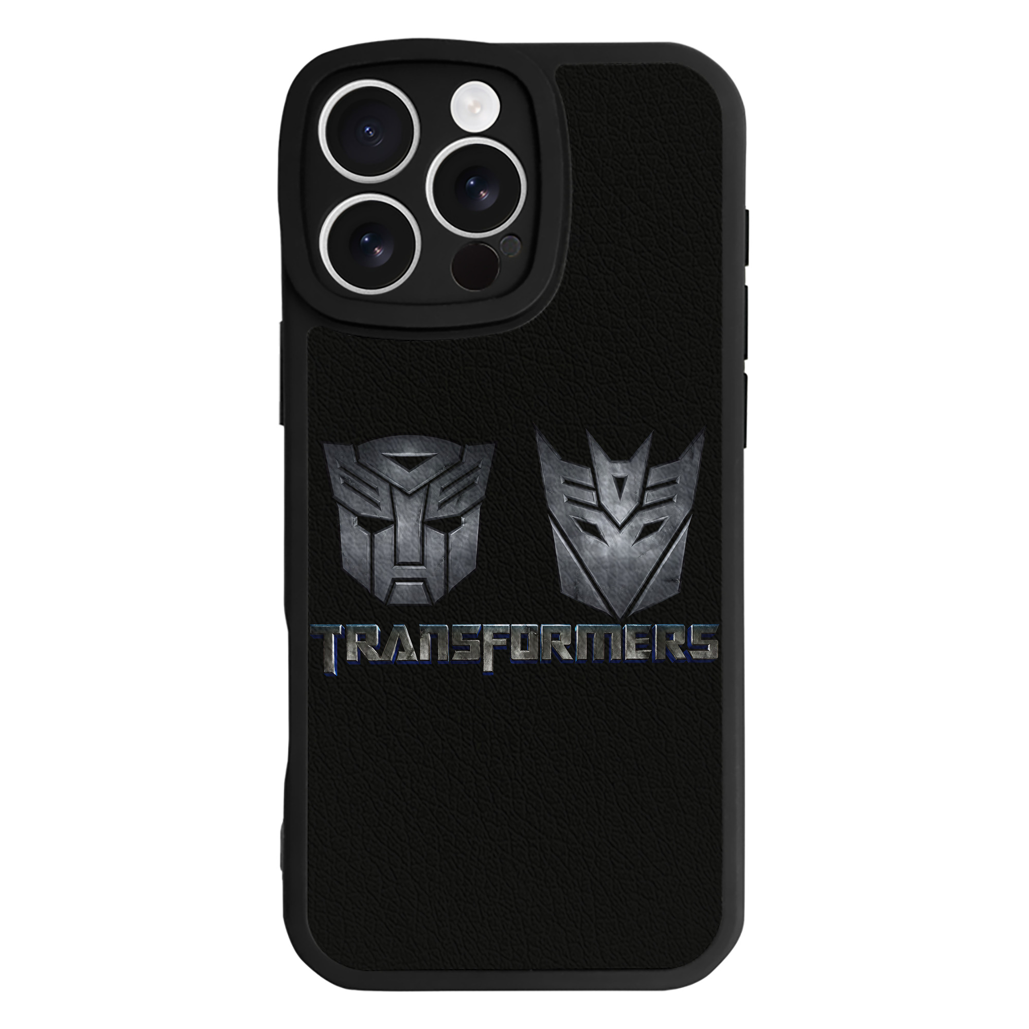 （画像用） Transformers トランスフォーマー 【iPhone 16シリーズ対応】シリコンスマホケース（レザー調） 材質：シリコン